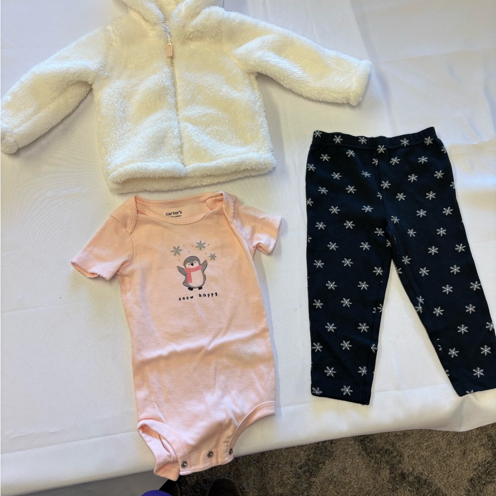 Carter's Cozy Cream Fleece Jacket